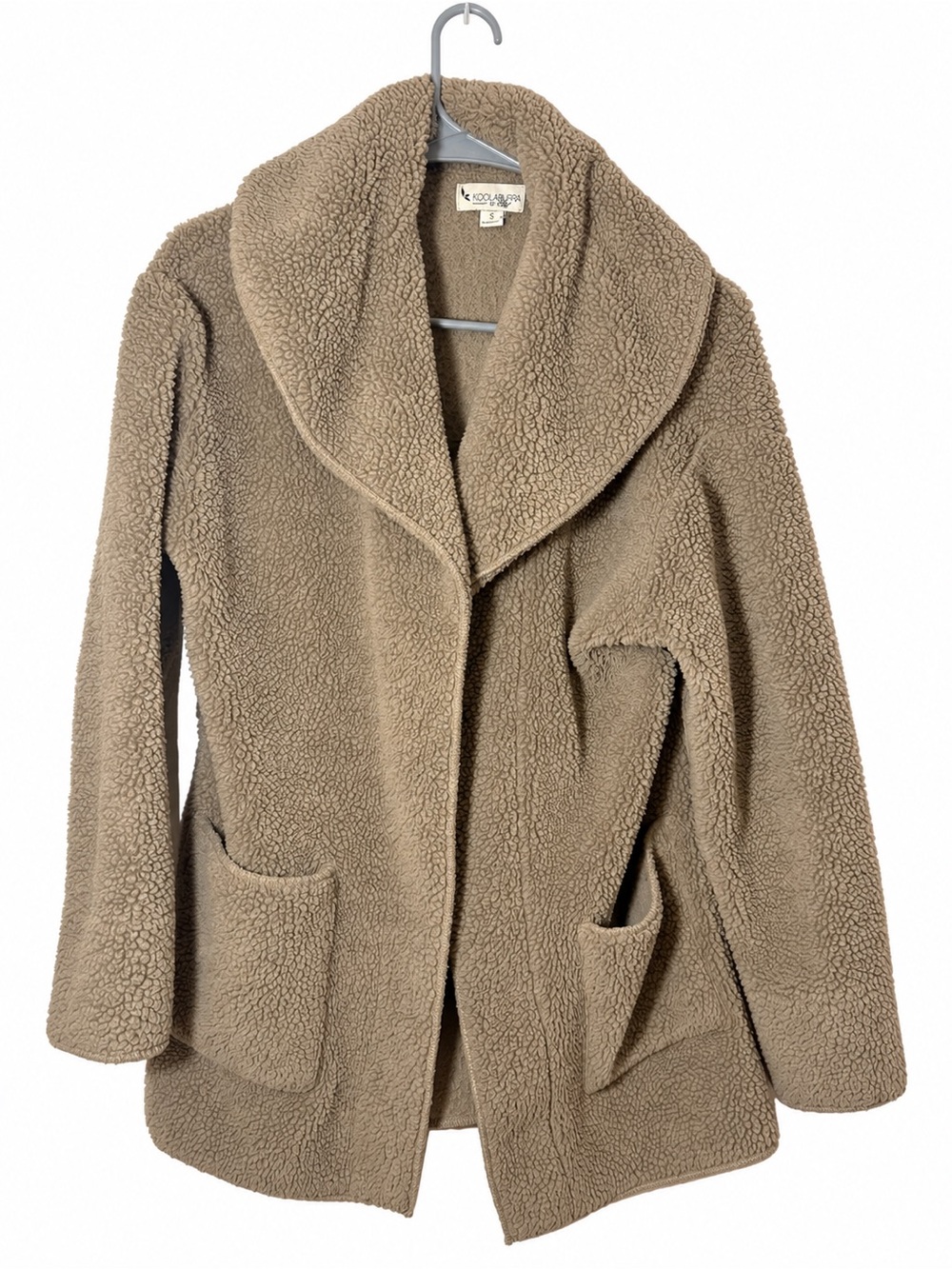 Koolaburra by UGG Women's Tan Teddy Sherpa Coat